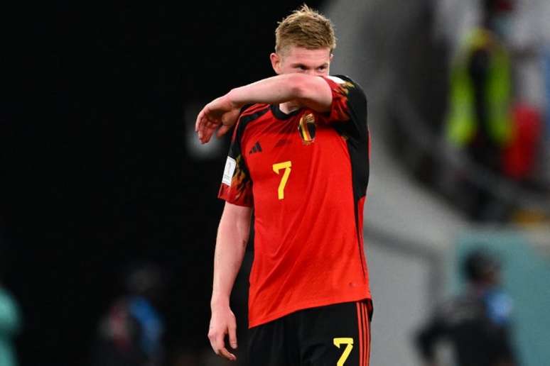 Kevin De Bruyne foi o autor do gol que eliminou o Brasil em 2018 (Foto: GABRIEL BOUYS / AFP)