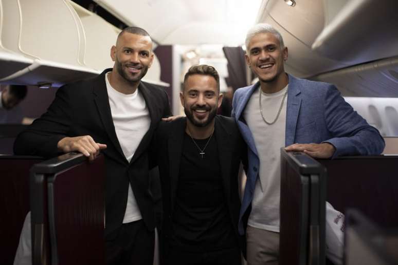 Com o provável time titular, trio que joga no Brasil pode não ter chance na Copa (Foto: Lucas Figueiredo / CBF)