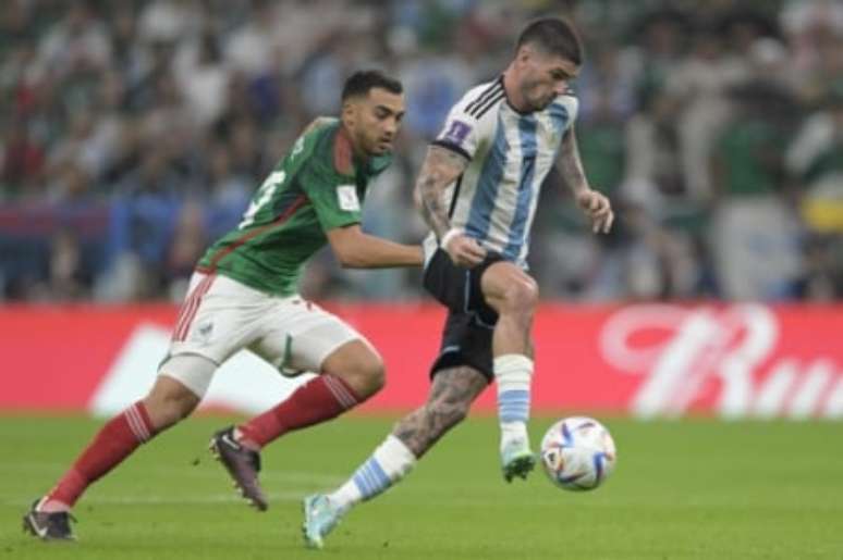 Argentina venceu o México por 2 a 0 (JUAN MABROMATA / AFP)