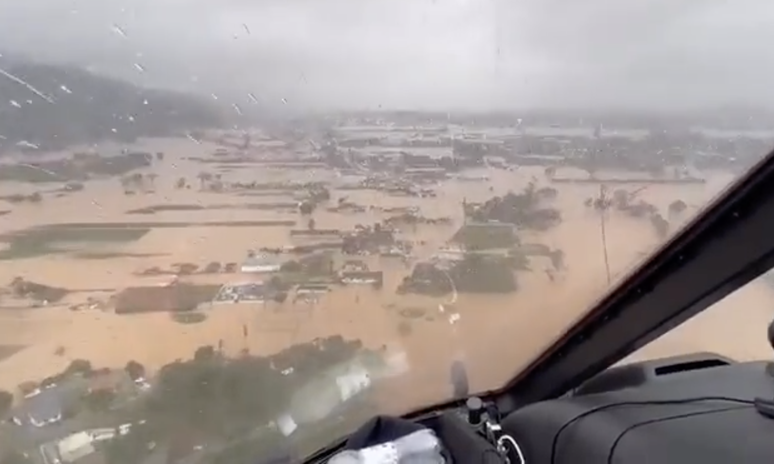 Governo de Santa Catarina decreta situação de emergência após fortes chuvas no estado
