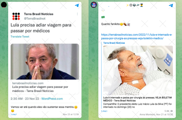 Grupos desconfiam de notícias sobre saúde de Lula