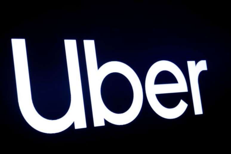 Logotipo da Uber, na Bolsa de Nova York
10/05/2019
REUTERS/Brendan McDermid