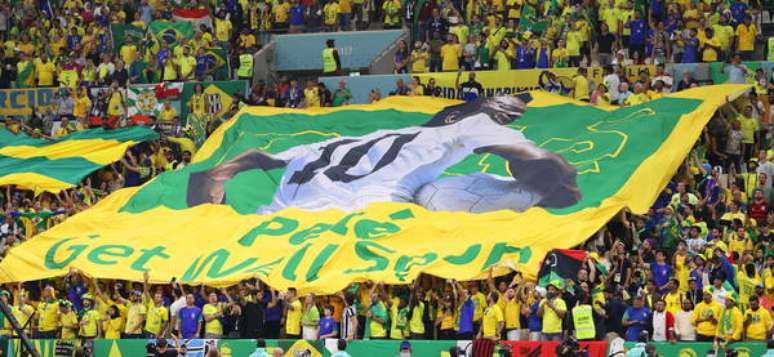 Pelé foi homenageado na Copa do Mundo Catar