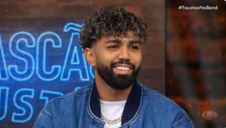 Gabigol participou do programa do Faustão na última sexta-feira (Reprodução/Band)