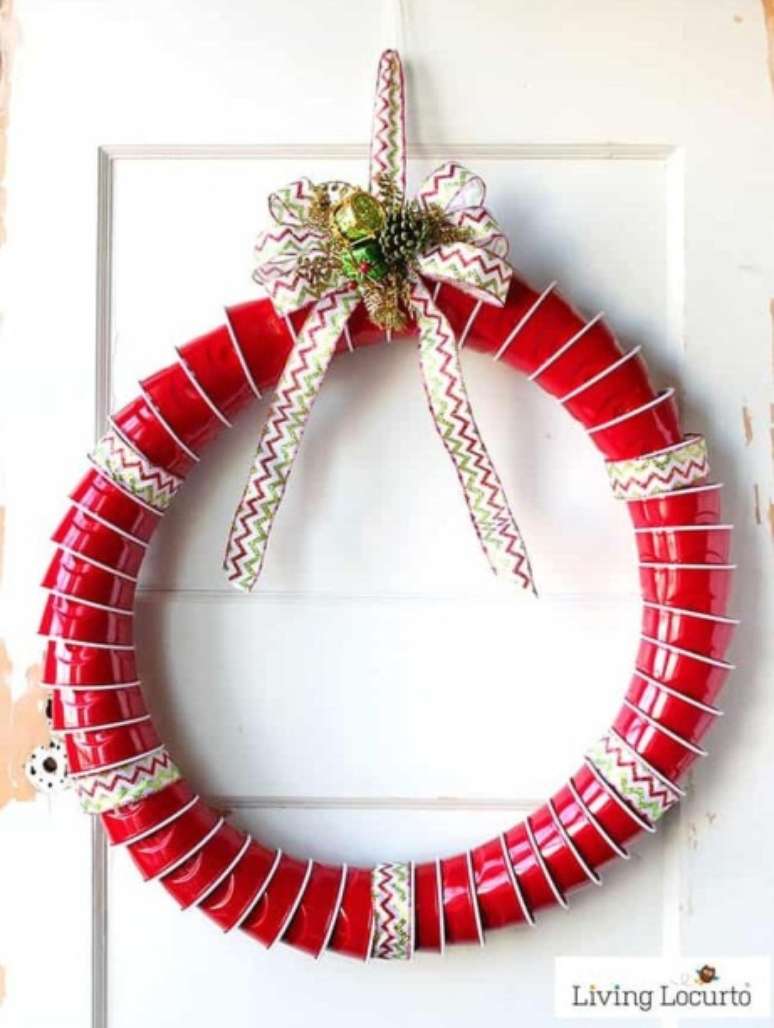 GUIRLANDA com PRATO DE PAPELÃO, DIY Decoração de Natal