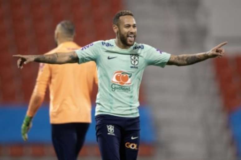 Neymar mostrou estar recuperado da lesão no tornozelo direito (Foto: Lucas Figueiredo / CBF)