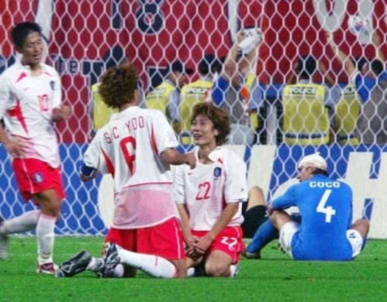 Coreia do Sul, a semifinalista da Copa de 2002 (GERARD JULIEN / AFP