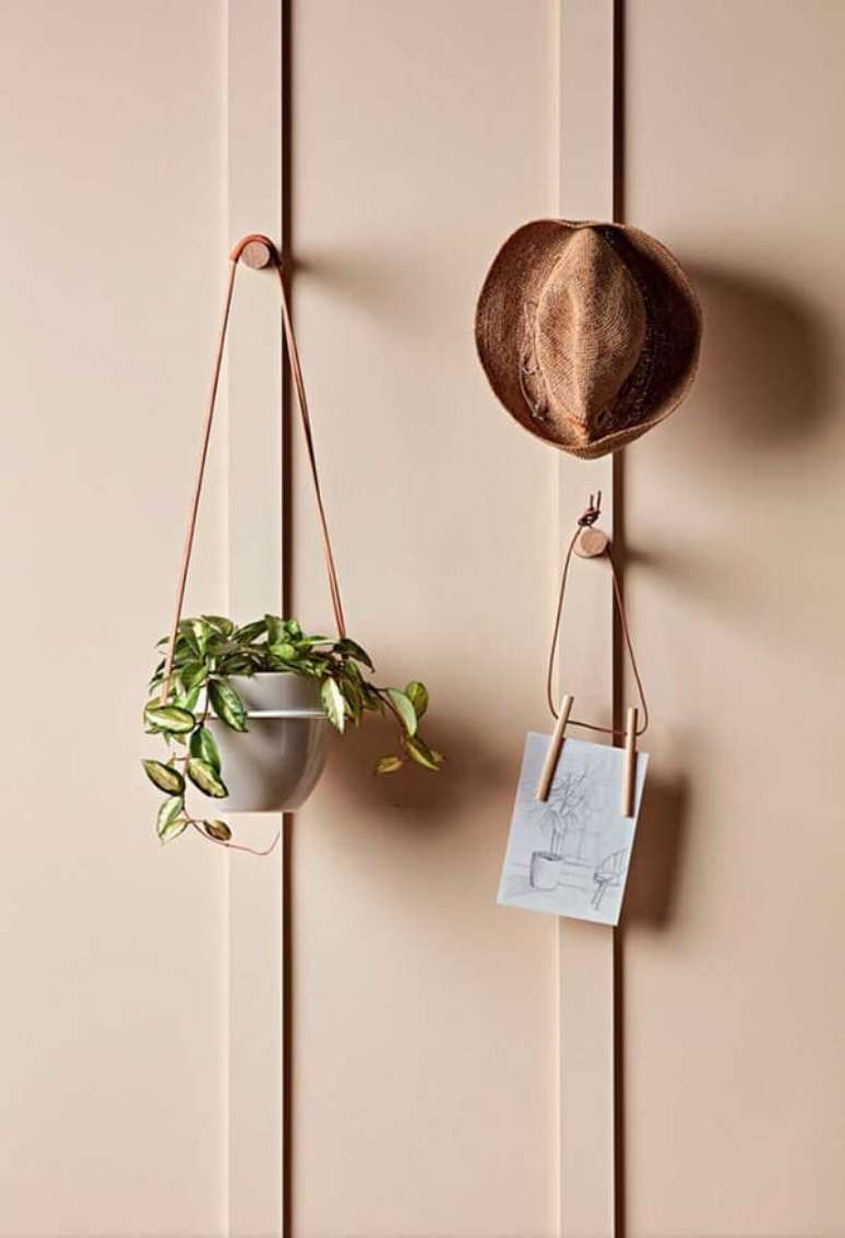 22. Gancho para pendurar plantas e acessorios &ndash; Foto Decor Facil