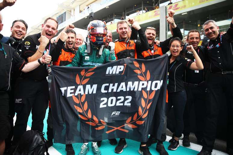 Felipe Drugovich ajudou a levar a MP ao t&iacute;tulo de equipes na F2 2022 