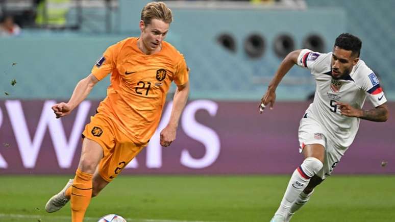 Frenkie é um dos grandes destaques da Holanda na Copa do Mundo (Alberto PIZZOLI / AFP)