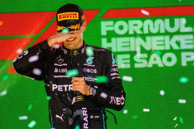 George Russell conquistou sua primeira vit&oacute;ria na F1 em Interlagos 