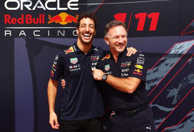 Daniel Ricciardo e Christian Horner voltam a trabalhar juntos na Red Bull 