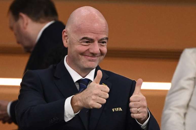 Gianni Infantino presidente da Fifa (Foto: Fabrice Colffrini/ AFP)