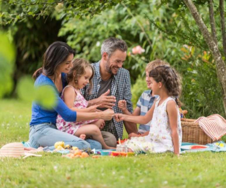 Um piquenique pode ser uma ótima forma de comemorar o Dia da Família – Shutterstock