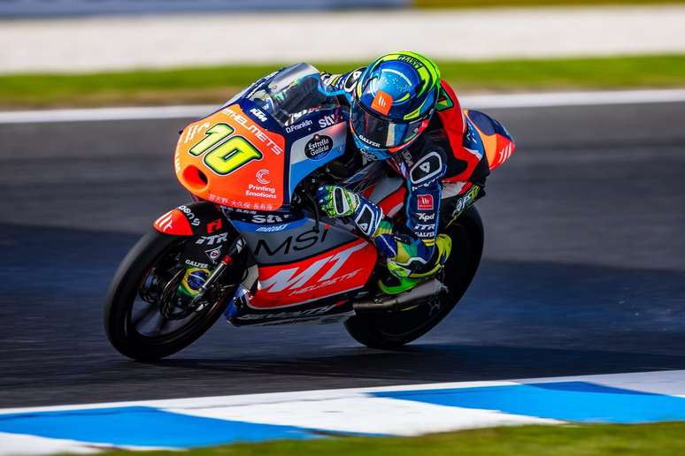 Diogo Moreira foi o melhor novato de 2022 na Moto3 