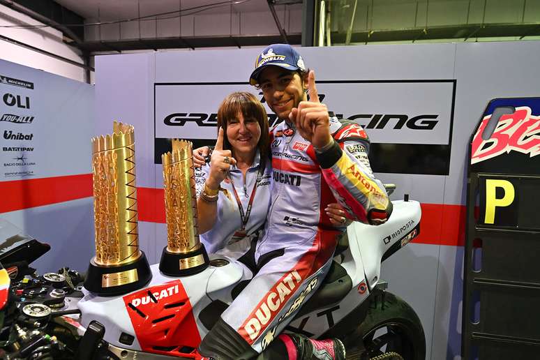 Nadia Padovani é a primeira mulher a chefiar uma equipe vencedora na MotoGP 