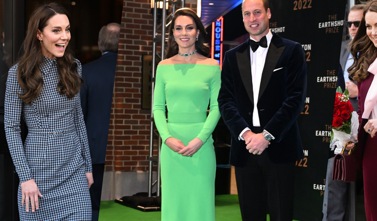 Vestido alugado, xadrez e mais! A mala de viagem de Kate Middleton para os EUA foi cheia de tendências.