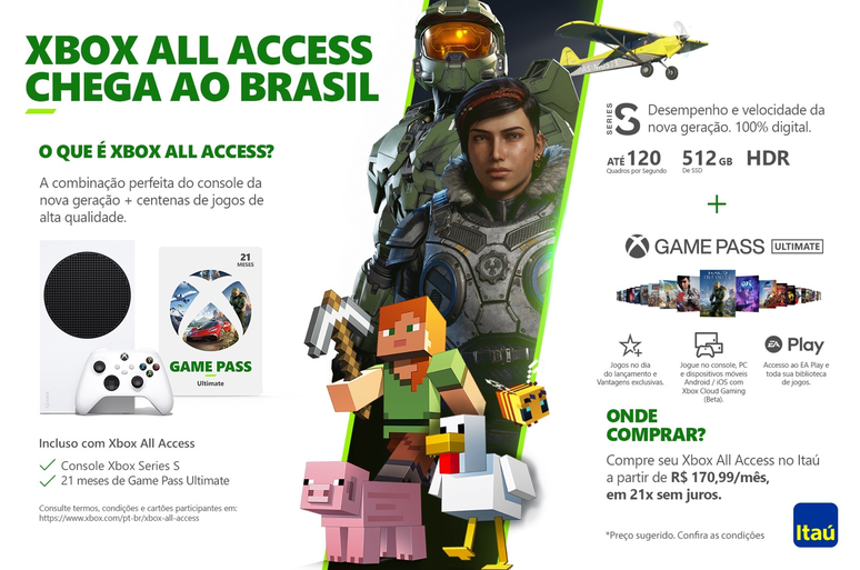 Xbox Game Pass chegará ao PC com jogos exclusivos da Microsoft