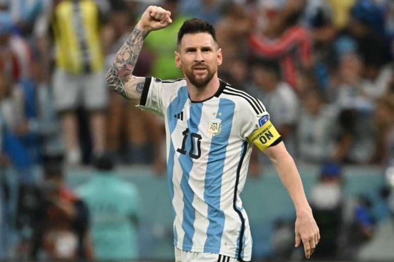 Messi concedeu a assistência para Molina, além de marcar o segundo (Alberto PIZZOLI / AFP)