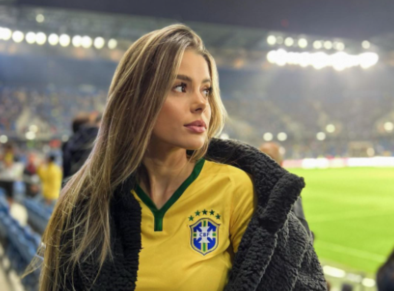 Carol Cabrino, esposa de Marquinhos, revela rituais em dia de jogo da Seleção Brasileira