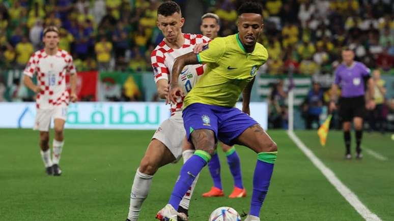 Militão foi um dos destaques do Brasil no jogo contra a Croácia (JACK GUEZ / AFP)