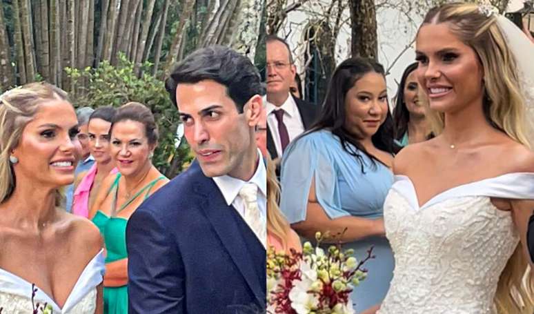 Bárbara Evans se casou com Gustavo Theodoro em fazenda no interior de São Paulo.