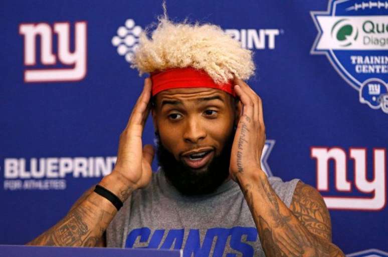 (Foto: Reprodução / Twitter / Odell Beckham Fr.) -Odell Beckham Jr. está há dez meses se recuperando de lesão