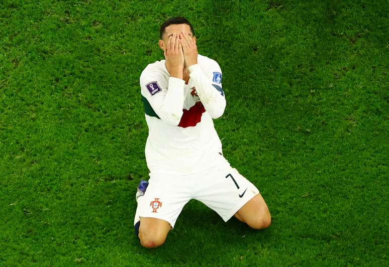 Cristiano Ronaldo após derrota de Portugal na Copa do Mundo