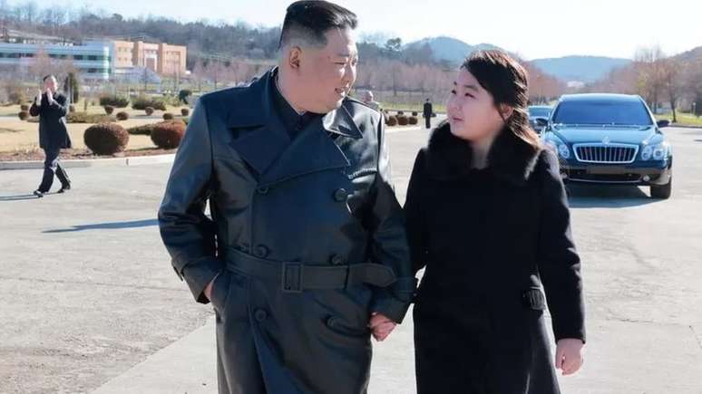 Kim Jong-un e sua filha