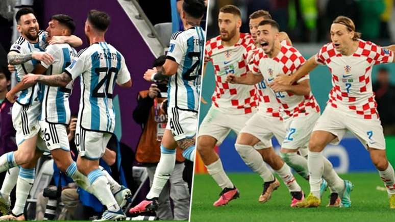 Argentina e Croácia possuem um histórico equilibrado 