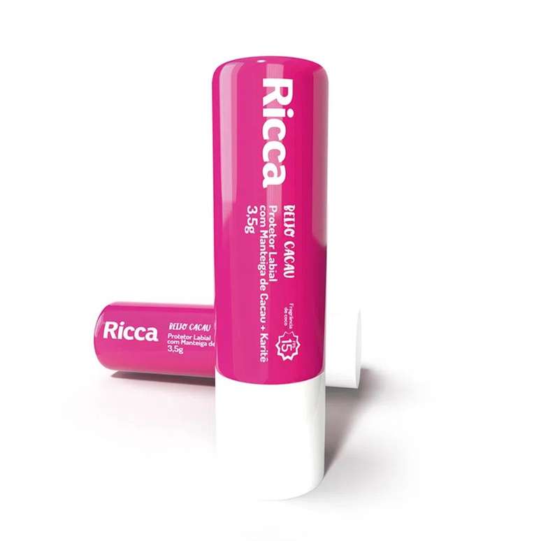 Ricca Protetor Labial com Manteiga de Cacau + Karite Fps 15 |