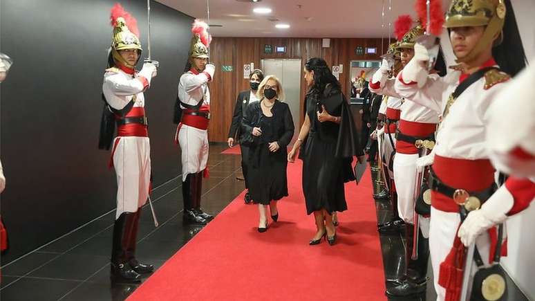 A presidente do STF, Rosa Weber, foi uma das convidadas presentes na cerim&ocirc;nia
