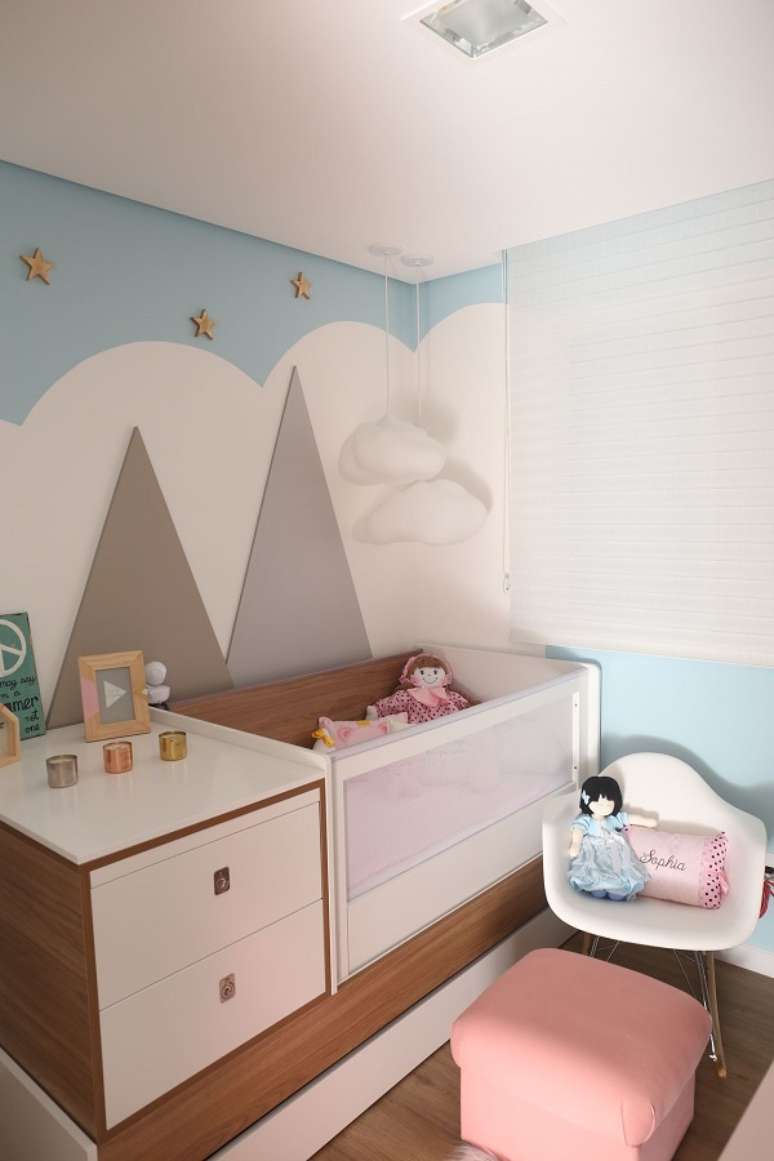 13. Ber&ccedil;o moderno com gavetas e cama auxiliar &ndash; Foto Caravieri Cardoso Arquiteutra