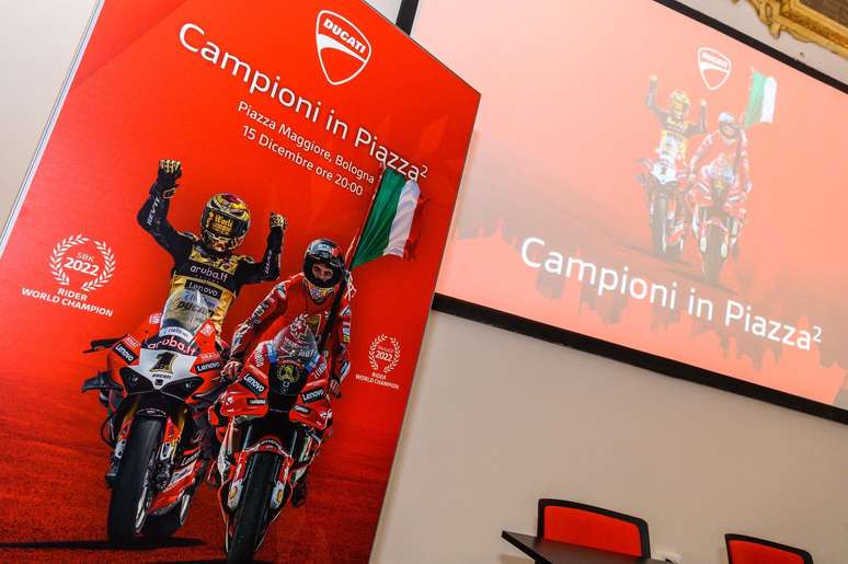‘Campioni in Piazza²’ vai celebrar títulos da Ducati em 2022 