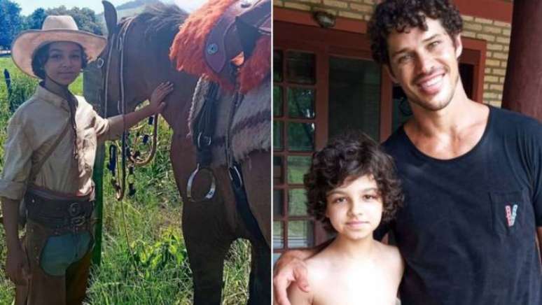 Gustavo Corasini e Jos&eacute; Loreto, atores deram vida ao personagem Tadeu, em 'Pantanal'