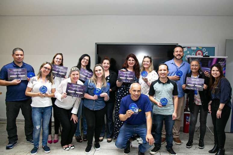 Participantes da Coleta Geek comemoram o resultado em São Caetano do Sul