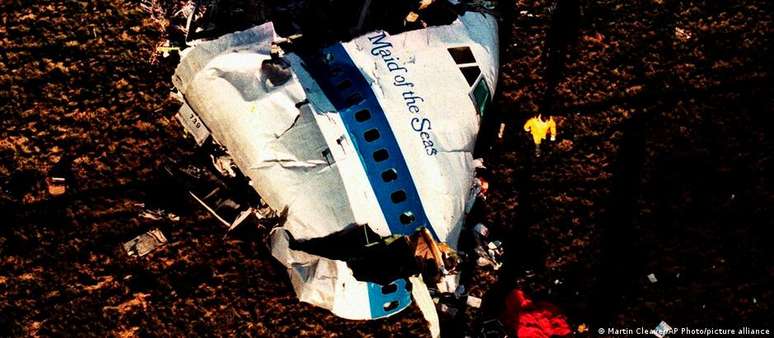 Boeing 747 da Pan Am foi derrubado por uma bomba enquanto sobrevoava a cidade escocesa de Lockerbie, em 1988