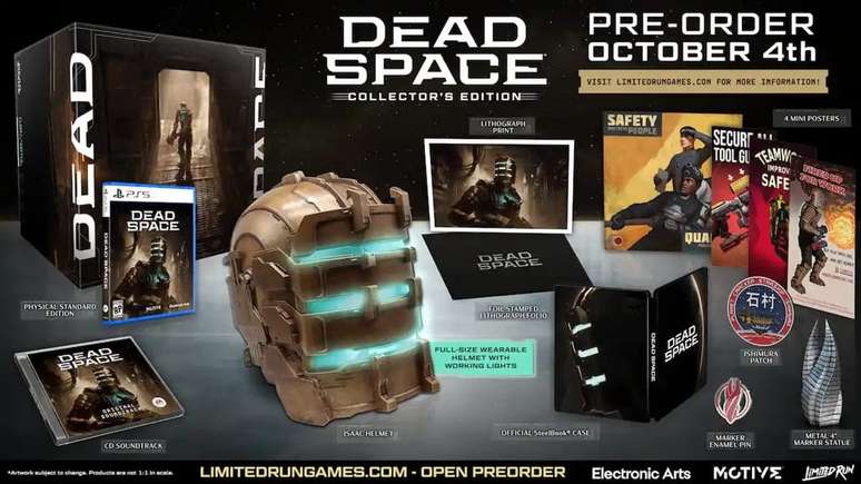 Super limitada, edição do novo Dead Space com capacete é só para colecionadores