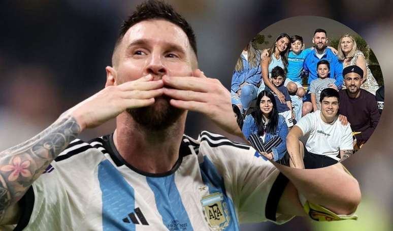 Messi anuncia última Copa do Mundo e curte folga ao lado da família.