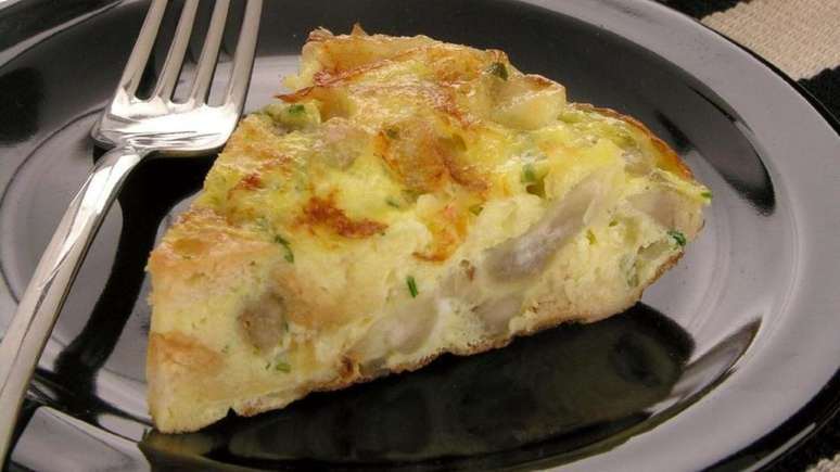 Omelete de queijo fresco e batata-doce – Foto: Guia da Cozinha