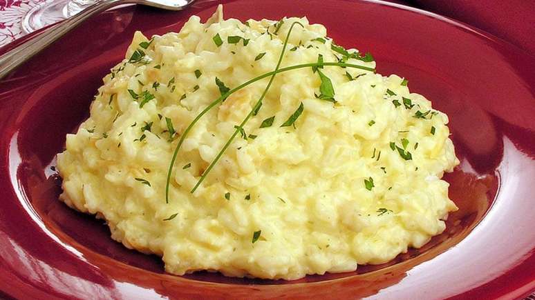 Risoto de bacalhau – Foto: Guia da Cozinha