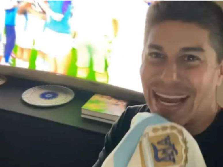 Ex-jogador postou vídeo logo após a partida (Foto: Reprodução/Instagram)