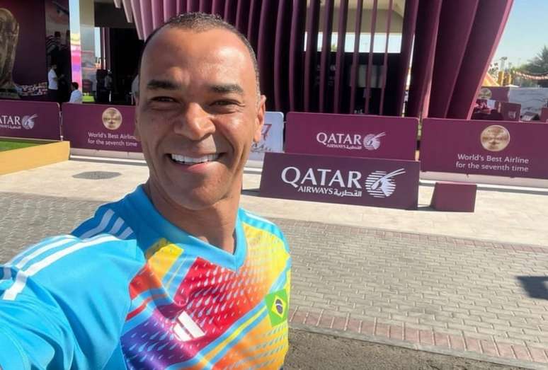 Cafu está no Catar acompanhando a Copa do Mundo