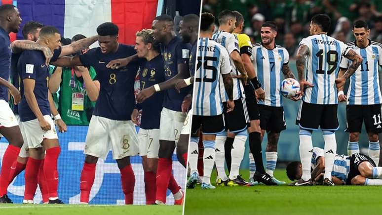 Argentina e França buscam o tri na Copa do Mundo do Qatar (Foto: AFP e EFE)