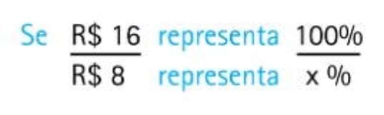 Imagem ensinando passo a passo como fazer uma regra de tr&ecirc;s simples