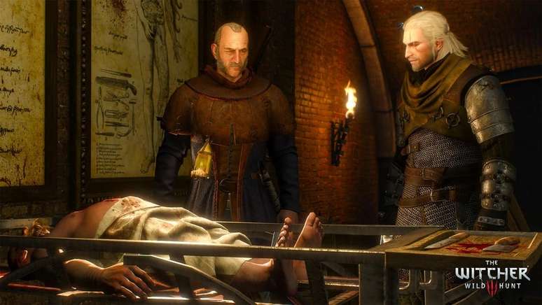 Geralt banca o "CSI" em muitas investigações em The Witcher 3