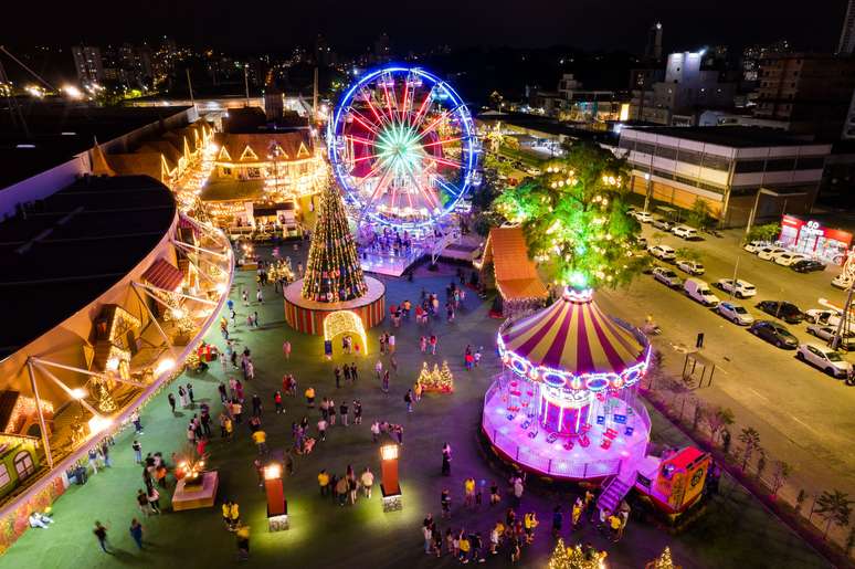 Natal iluminado em Blumenau