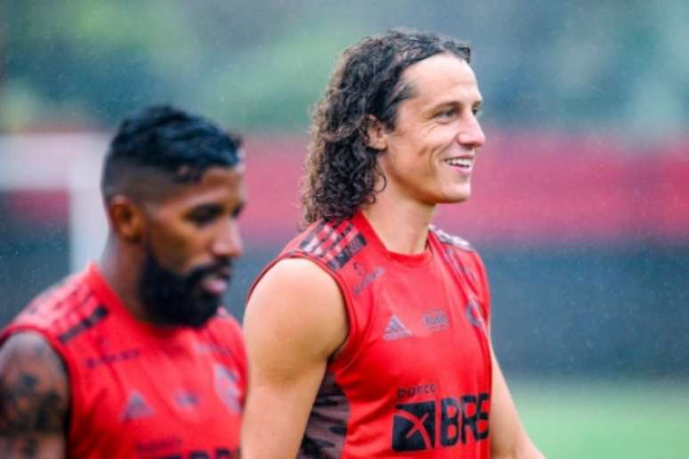 David Luiz e Rodinei: um ficou, enquanto o outro deixou o clube (Marcelo Cortes/Flamengo)