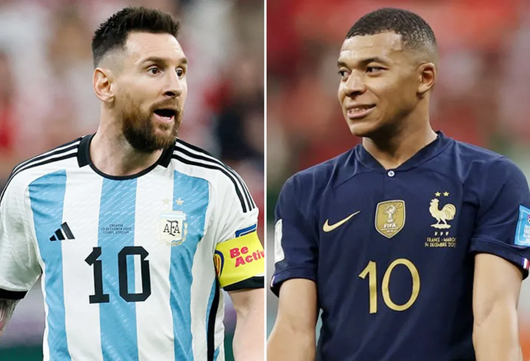 Confira a escalação de Argentina e França para a final do Mundial