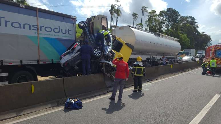 Acidente ocorreu na BR 101, em Santa Catarina